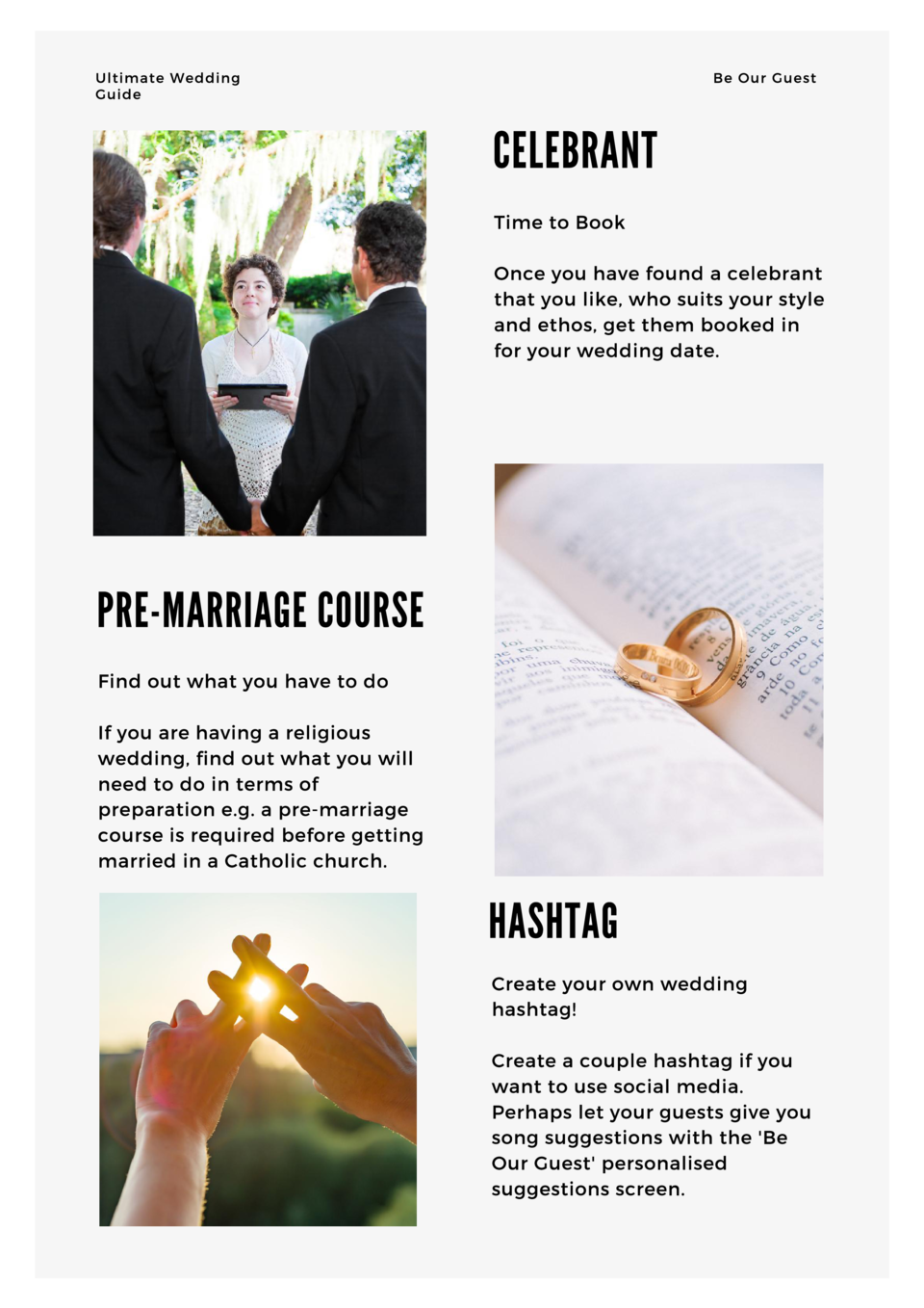 The Ultimate Wedding Step Guide